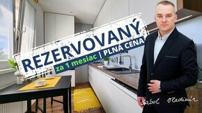 REZERVOVANÝ - Moderný, zariadený 3i byt - VOĽNÝ IHNEĎ