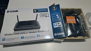 router D-LINK Wireless N300 ADSL2+