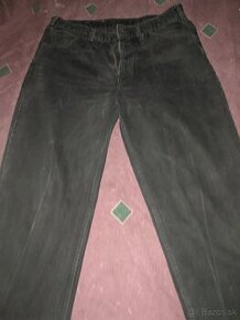 Klasické Retro Levi's Black Denim Jeans