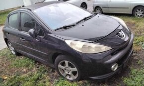 PEUGEOT 207 SW 1.4 2007 predám DVERE, MOTOR 8FS, PREVODOVKA,