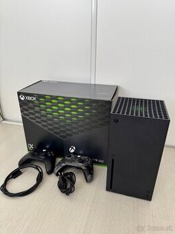 Xbox Series X - 2x ovládač s play and charge kit - 1