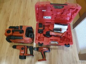 Skrutkovač Hilti sf 8 a22, bruska ag 125 a22, hilti PM 30-MG - 1