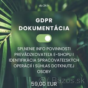 GDPR, VOP pre web/eshop