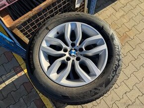 R17 original bmw x3 alu disky + 225/60 Hankook Winter icept