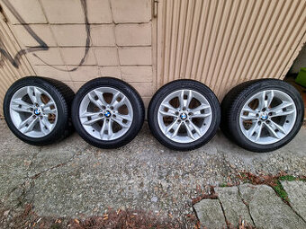 Alu disky BMW 5x120 R17 + zimné pneu Hankook 225/50 R17 94V