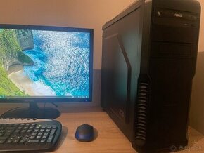 Výkonný stolný počítač s Ryzen 5 a GTX 960 + Monitor