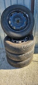 Predám 4ks zimné pneu.165/70R14 Michcelin 5x100 dezen 7,1mm