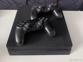 Playstation 4 Slim 500GB 2ovládač, 3 x hra