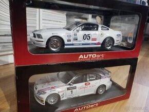 1:18 Bmw 320wtcc a Ford Mustang Fr500c Autoart