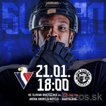 HOKEJ EXTRALIGA -- SLOVAN vs ZVOLEN  dnes 21.1.  18,00