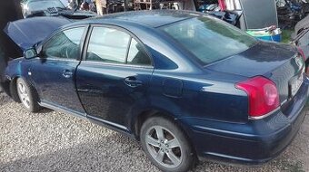 Predám kufor dvere Kapota AVENSIS T25 2004