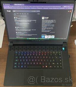 Predám herný notebook Alienware m17 R5 - Top Špecifikácie