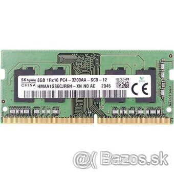 16 GB (2x 8 GB) RAM SkHynix 3200MHz DDR4 SODIMM