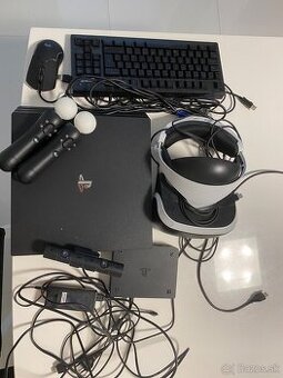 ps4 pro + vr head set