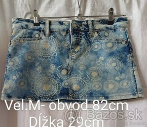 Dámska jeans sukňa