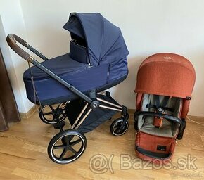 Kočík Cybex Priam Rosegold - Dvojkombinácia