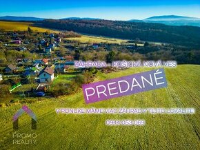 PREDANÉ Záhrada na konci slepej ulice, 407m2, Košice