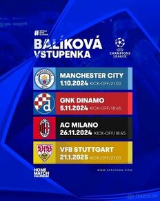 Champions League - Slovan - Vstupenka