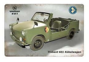 plechová cedule - Trabant 601 Kübelwagen