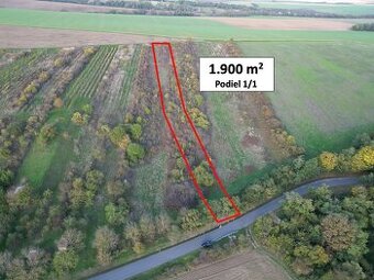 Trebušovce – 1.900 m2 Pozemok na CHATU / VINICU