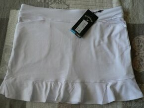 dámska biela  športová sukňa s vnútornými šortkami - 1