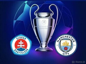 Šk Slovan Bratislava vs Manchester city pri lavičke hostí