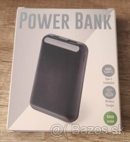 Powerbanka Vekmar 5000mAh + bezdrôtové nabíjanie - 1