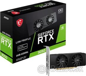 MSI GeForce RTX 3050 LP 6G OC