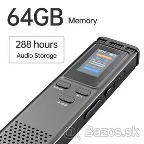 Audio záznamník 64GB