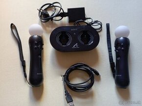 PS MOVE ovládače PS4 VR / PS3 + nabíjačka