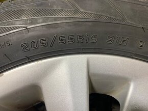 Predám sadu kolies s novými zimnými pneu 205/55R16