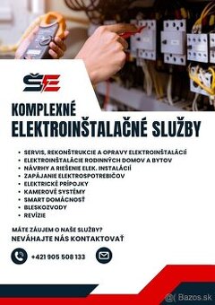 Elektrikar Bardejov, Elektroinštalácie Bardejov