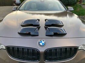 BMW M performance obličky a spätné zrkadla - čierna - 1