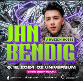 Ján Bendig - O2 Universum - vstupenky