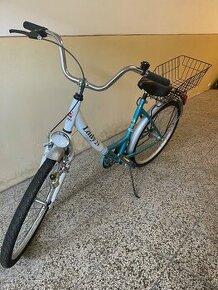 Mestský dámsky bicykel s nosičom LADY 24