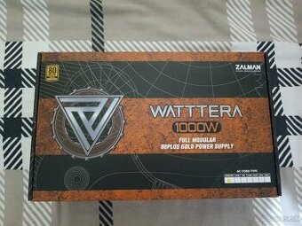 Zalman Watttera ZM1000-EBTII 1000W Full modular, záruka