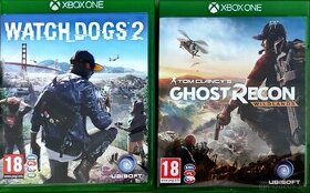 Predám hry Watch Dogs 2 a Ghost Recon Wildlands - 1