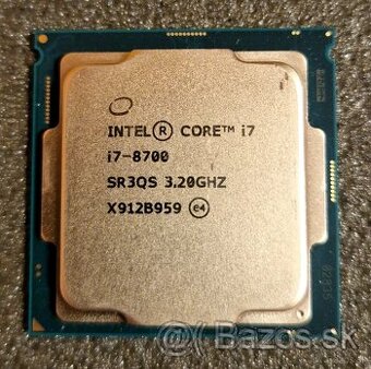 Procesor Intel Core i7-8700 FCLGA1151 Coffee Lake CPU