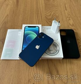 iPhone 12 Mini 128 gb Blue - komplet príslušenstvo, záruka