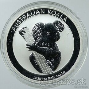 Predám striebornú mincu Koala 2020 1 oz