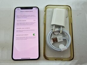 IPHONE X SILVER 256GB ZÁRUKA - VEĽMI DOBRÝ STAV