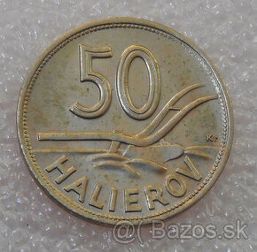 Mince: 50 Halierov 1941 UNC stav - Slovenský štát 1939-1945