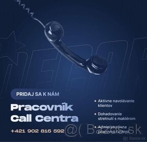 Práca z domu na call centre - pre celé Slovensko