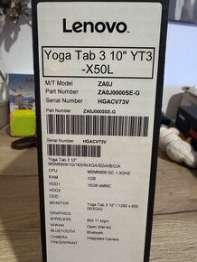 Lenovo Yoga tab 3-10