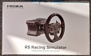 MOZA R5 Bundle, MOZA TSW Truck Wheel, SR-P Lite Clutch Pedal