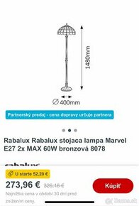 Stojaca lampa Marvel