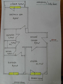 PREDANÉ  ,  Predaj 2-izb. byt 56m2 v Starom Meste, BA I,