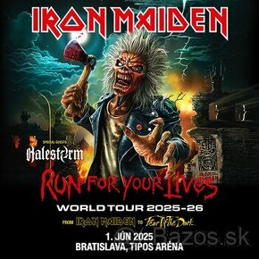 Iron Maiden - Bratislava - lístky sedenie