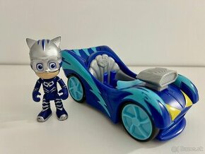 PJ MASKS Kotboy + vozidlo modré