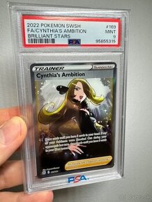 PSA Grading: Cynthia's Ambition (Brilliant Stars 169) -Akcia